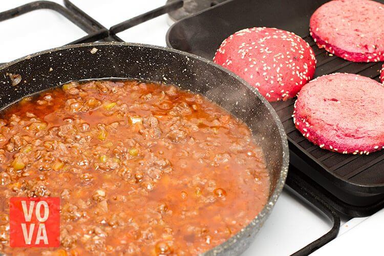 Приготовление бургера Неряха Джо