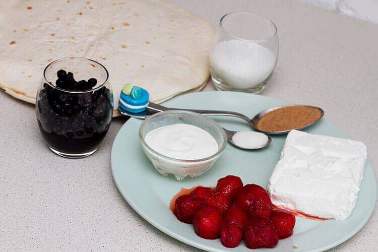 Ингредиенты для приготовления чимичанги