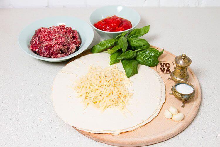 Хрустящие чашечки с говядиной