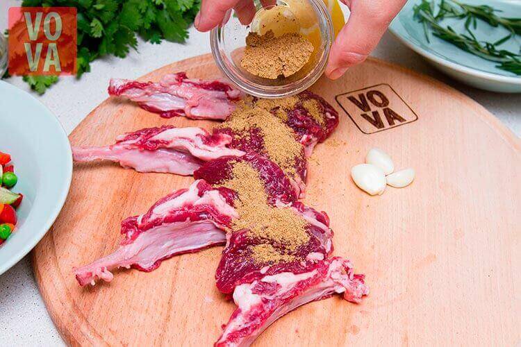 Каре ягненка с кус-кусом фото