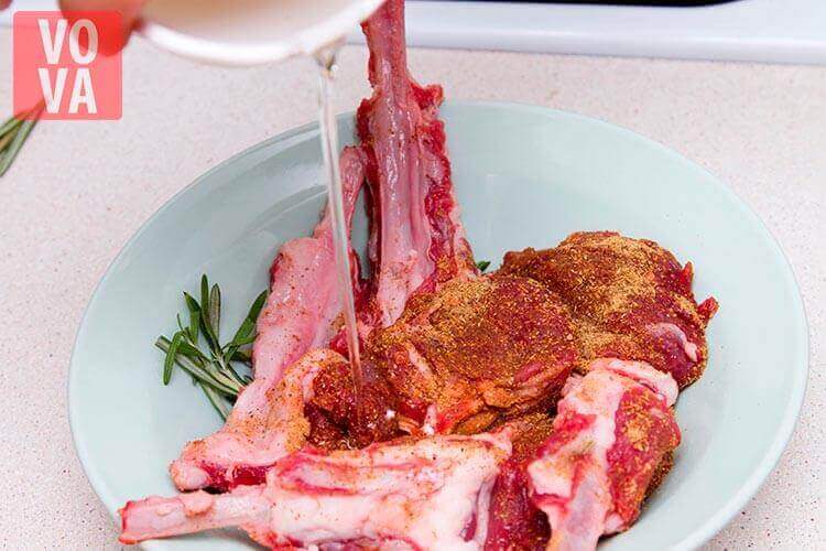 Каре ягненка с кус-кусом фото