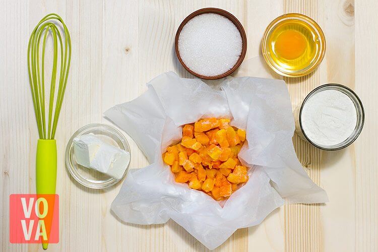 ингредиенты для тыквенного печенья