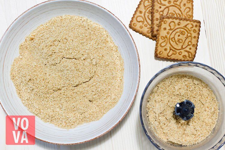 бисквитное печенье в блендере