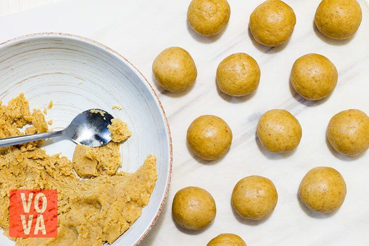 шарики для конфет из тыквы