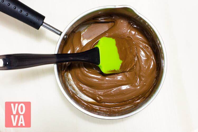 растопленный шоколад