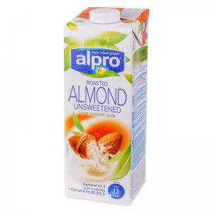 напиток миндальный almond без сахара alpro 1л