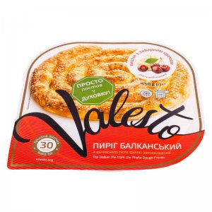 пирог балканский из вытяжного теста филло с вишней и заварным кремом valesto 550г