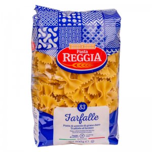 макароны из твердых сортов пшеницы 83 farfalle reggia 500г