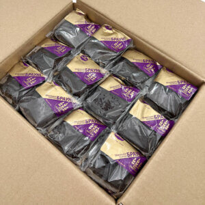 Шоколадное пирожное Брауни (без глютена) ТМ Mantinga 60г (48шт.) - фото 2