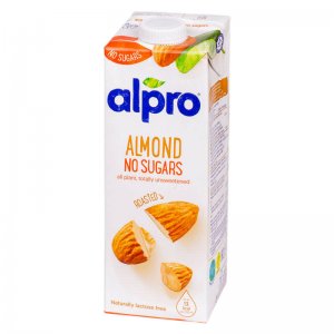 напиток миндальный almond без сахара alpro 1л