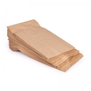 пакет бумажный саше для пищевых продуктов 210х120х45мм (1)