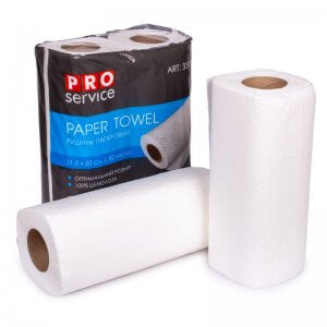 полотенца бумажные 2-х слойные standard 2шт proservice