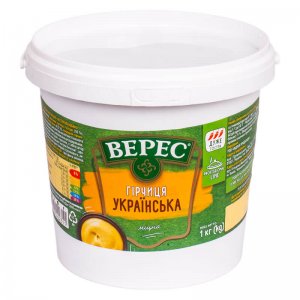 горчица українська міцна тм верес 1000г