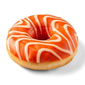 Пончик Red «Donut» с персиковой начинкой ТМ Mantinga 65г (36шт.) - фото 1