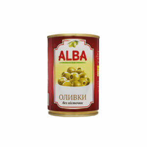 Оливки без косточки 340/360 ТМ Alba Food 300 мл