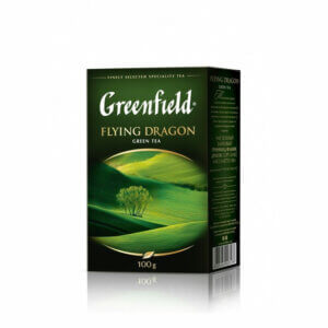 Чай зеленый байховый листовой Flying Dragon ТМ Greenfield 100г - фото 1