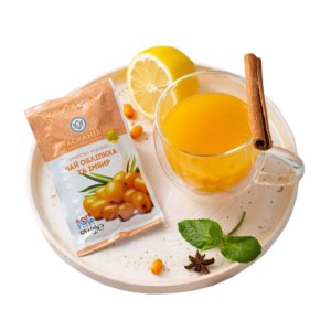 Чай фруктово-медовый «Облепиха и имбирь» (концентрированный) «Аскания-Пак» 50г - фото 3