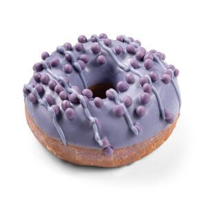 Пончик «Donut Very Pery Creamy Berry» с кремовой начинкой ТМ Mantinga 70г (48шт.) - фото 1