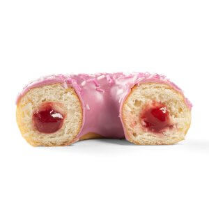 Пончик «Donut» с начинкой из лесных ягод ТМ Mantinga 70г (36шт.) - фото 2