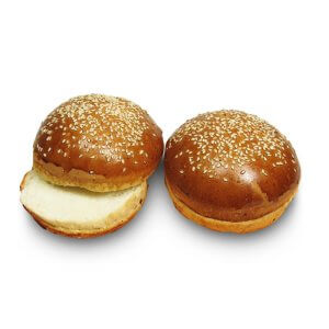 Булочка для гамбургера бриош с кунжутом ТМ Злата Печь 80г (50шт.)