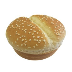 Булочка бутербродная с надрезом «Дабл Раунд» 74г (30шт.) - фото 1