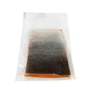 Филе лосося с кожей, слабосоленое (кусок) 500г - фото 2