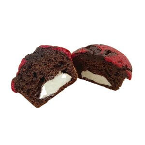 Маффин «С шоколадным вкусом и начинкой ароматом пломбира» (в индивидуальной упаковке) ТМ Шантиль 95г (32шт.) - фото 2