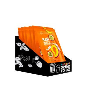 Чай фруктово-медовый «Манго и маракуя» (концентрированный) «Аскания-Пак» 50г (12шт.) - фото 3