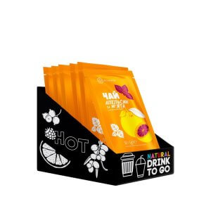 Чай фруктово-медовый «Апельсин и мята» (концентрированный) «Аскания-Пак» 50г (12шт.) - фото 3