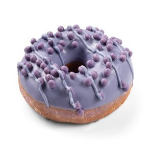 Пончик «Donut Very Pery Creamy Berry» с кремовой начинкой ТМ Mantinga 70г (36шт.) - фото 1