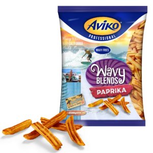 Картофель фри волнистый Wavy Blends 9,5мм с паприкой Aviko 2,5кг