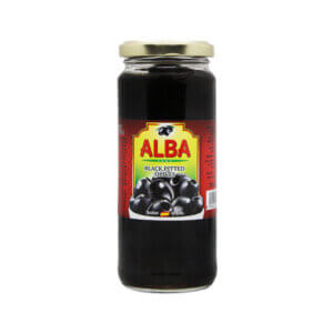 Маслины черные без косточки 200/260 ТМ Alba Food 358мл