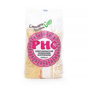 Рис длиннозернистый пропаренный шлифованный ТМ Саркара Продукт 1кг
