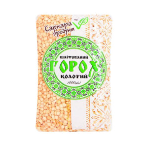 Горох колотый шлифованный ТМ Саркара Продукт 1кг
