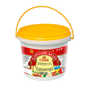 Майонез «Королевский» 67% ТМ Королівський смак 800г