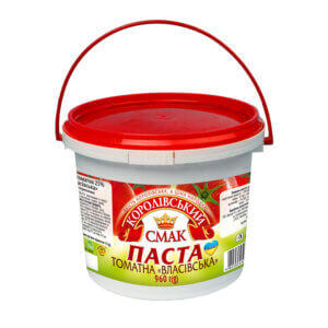 Томатная паста «Власовская» ТМ Королевский вкус 960г