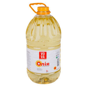 ФОП Масло подсолнечное (рафинированное) марки «П» ТМ VOVA 5л