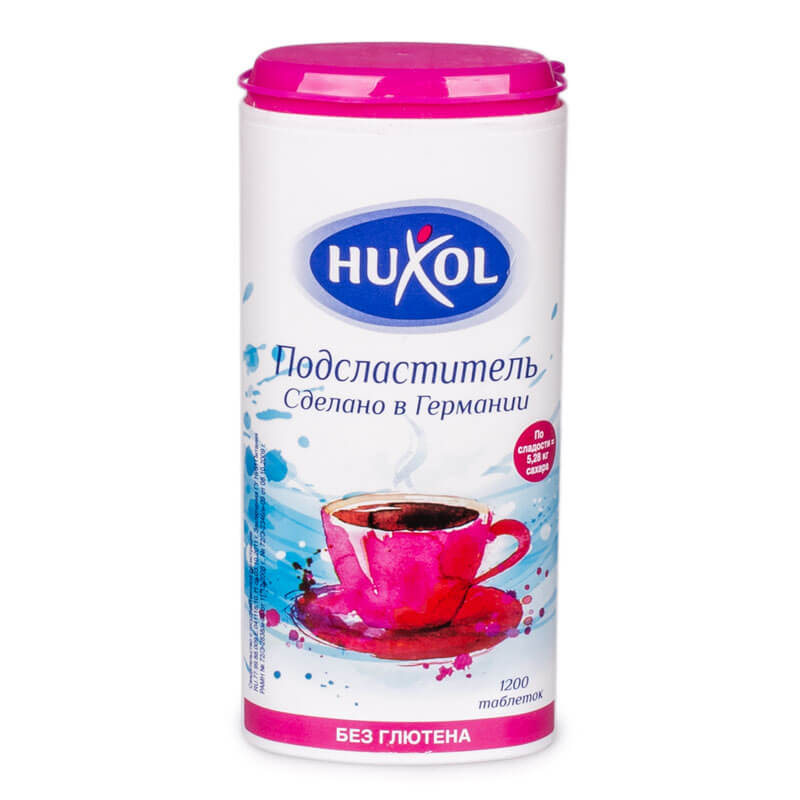 Подсластитель (заменитель сахара) 1200 таблеток ТМ Huxol 72г