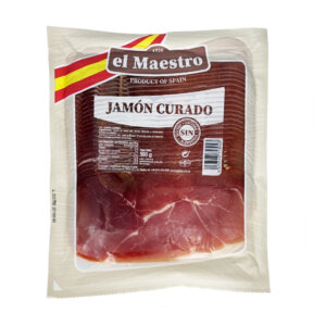 Хамон Jamón Curado нарезка слайсами ТМ El Maestro 500г